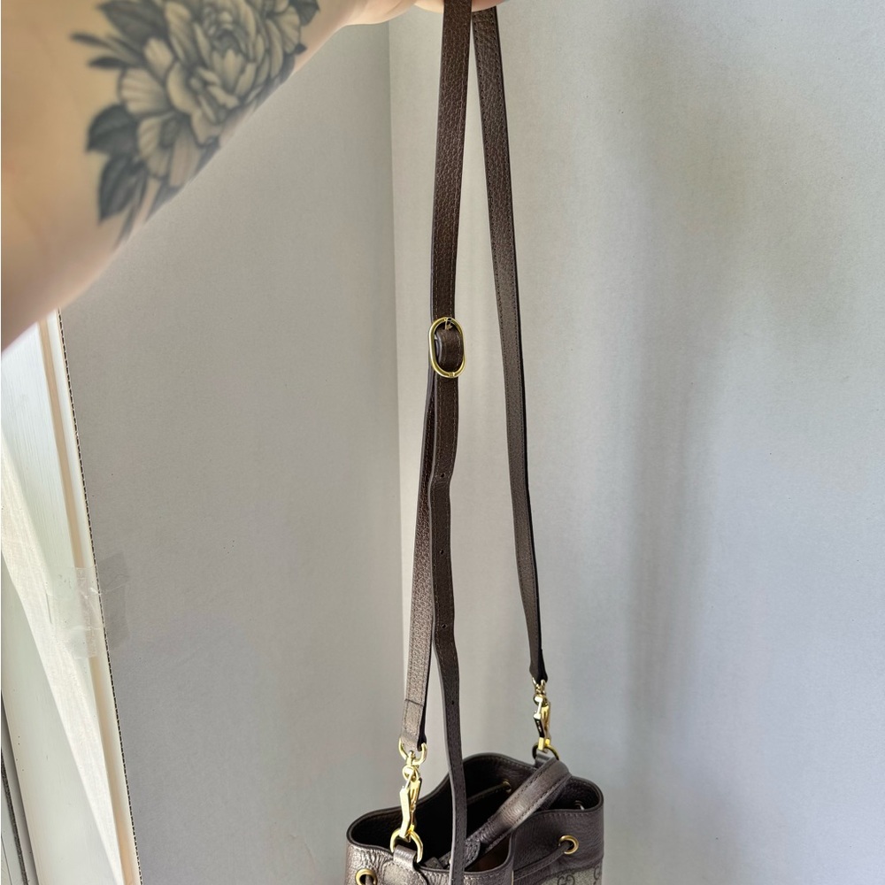 Gucci Brown and Cream Shoulder Bag - Picture 6 of 9